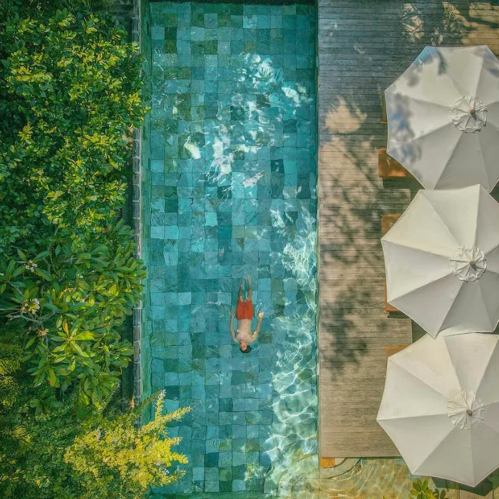 Piscina boutique hotel 20DS Zolil Mauritius
